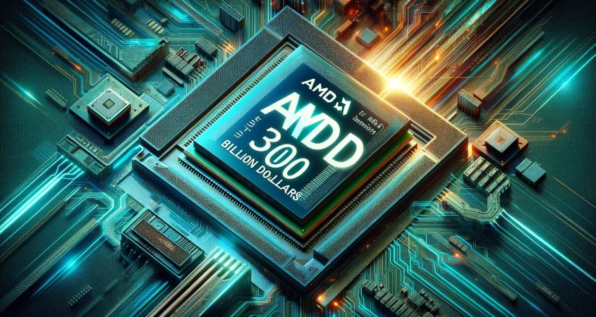 AMD تتألق في وتتجاوز قيمتها السوقية 300 مليار دولار