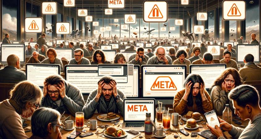 انقطاع خدمات ميتا وأكثر من 500 ألف مستخدم يتأثرون
