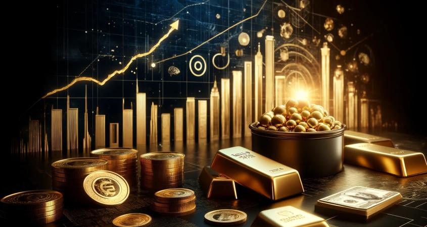 سعر الذهب يحلق إلى مستويات قياسية جديدة